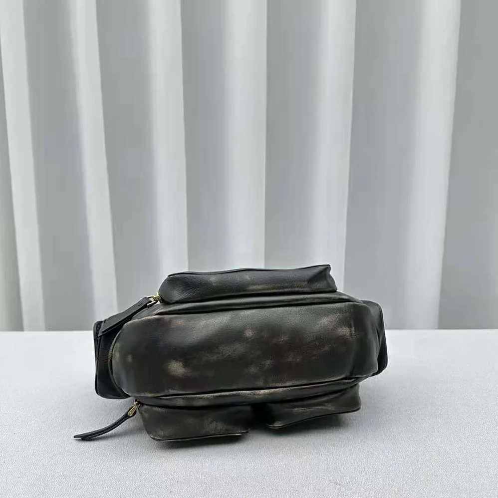 Miu Miu Nappa Leather Pocket Bag for Women in Black
