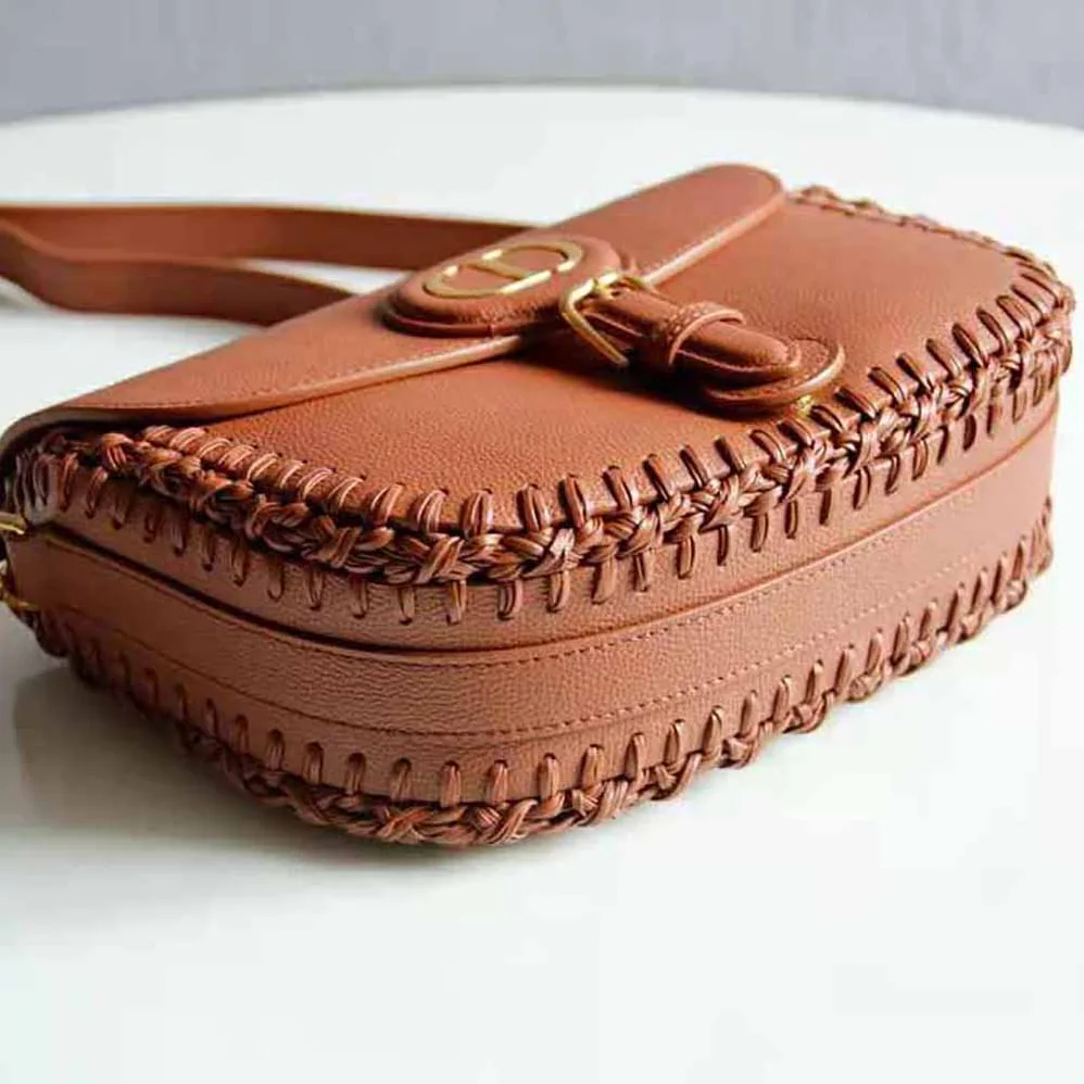 Dior Medium Dior Bobby Bag Grained Calfskin with Whipstitched Seams for Women in Brown Dior Medium Dior Bobby Bag Grained Calfskin with Whipstitched Seams for Women in Brown