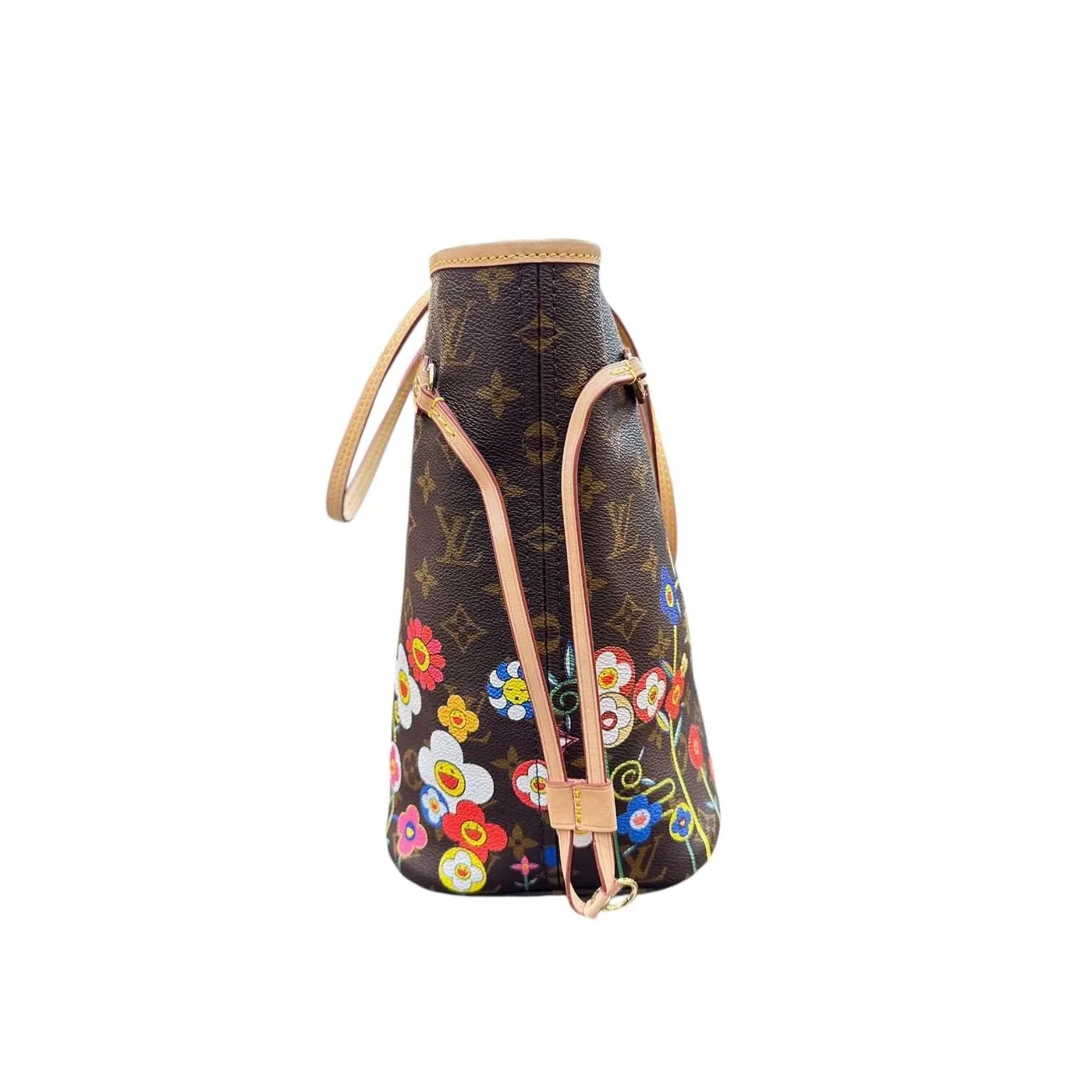 Floral Monogram Neverfull MM Tote Bag | Urban Valore