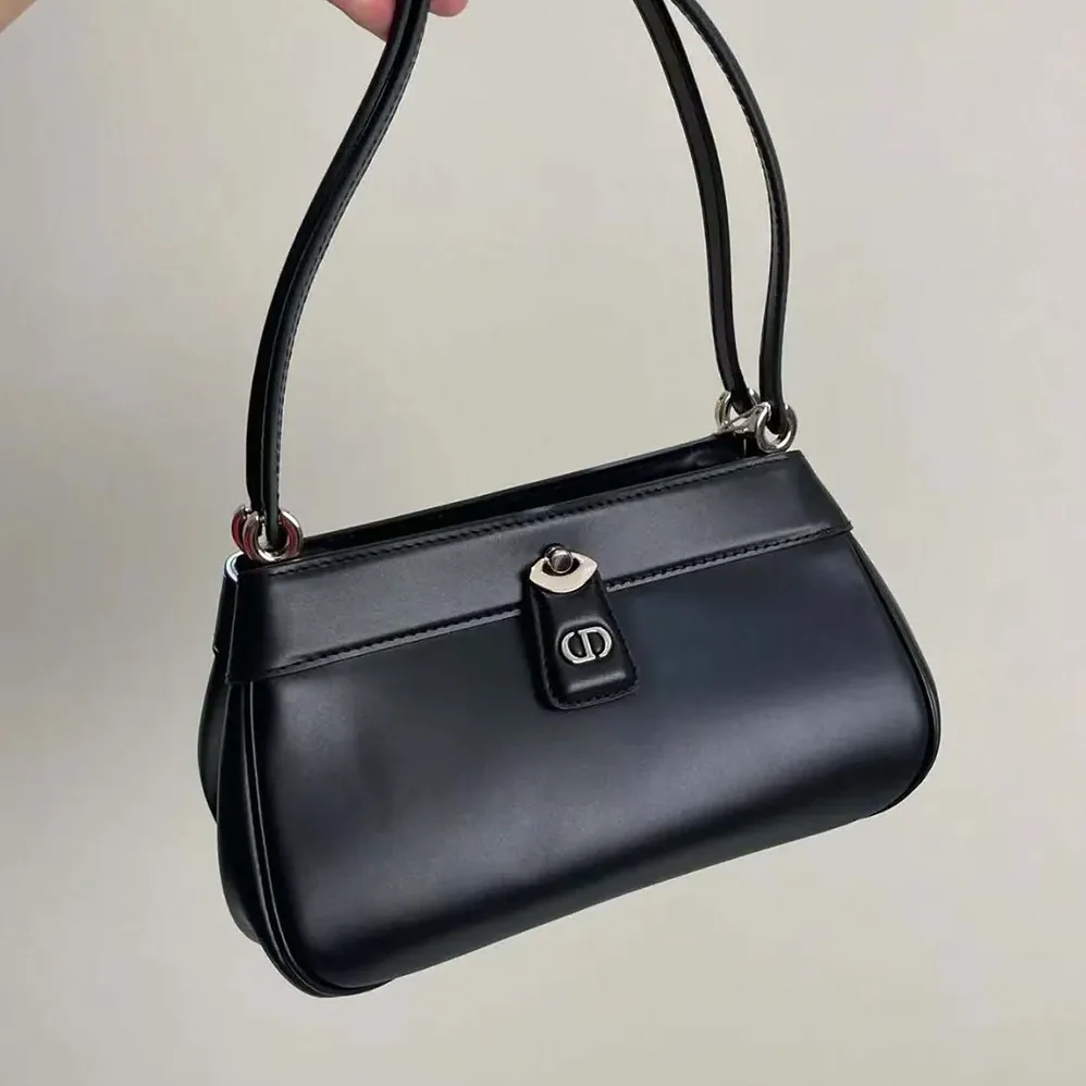Dior Small Dior Key Bag Black Box Calfskin for Women Dior Small Dior Key Bag Black Box Calfskin for Women