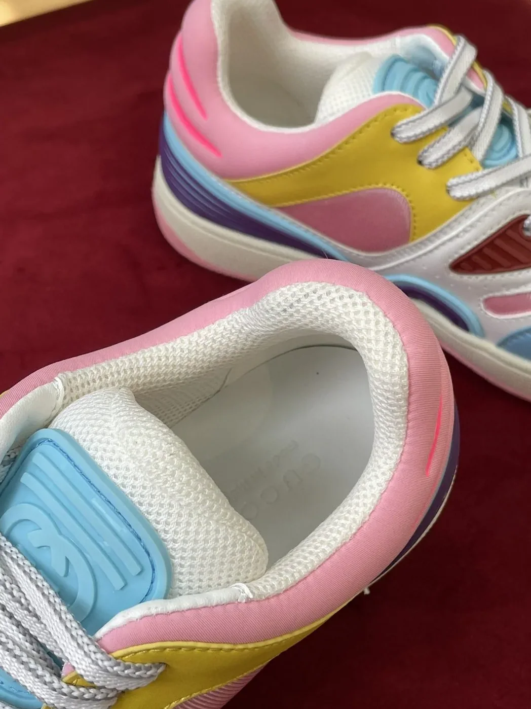Gucci Sneaker Gucci Basket Donna Light Blue Demetra for Women Gucci Sneaker Gucci Basket Donna Light Blue Demetra for Women
