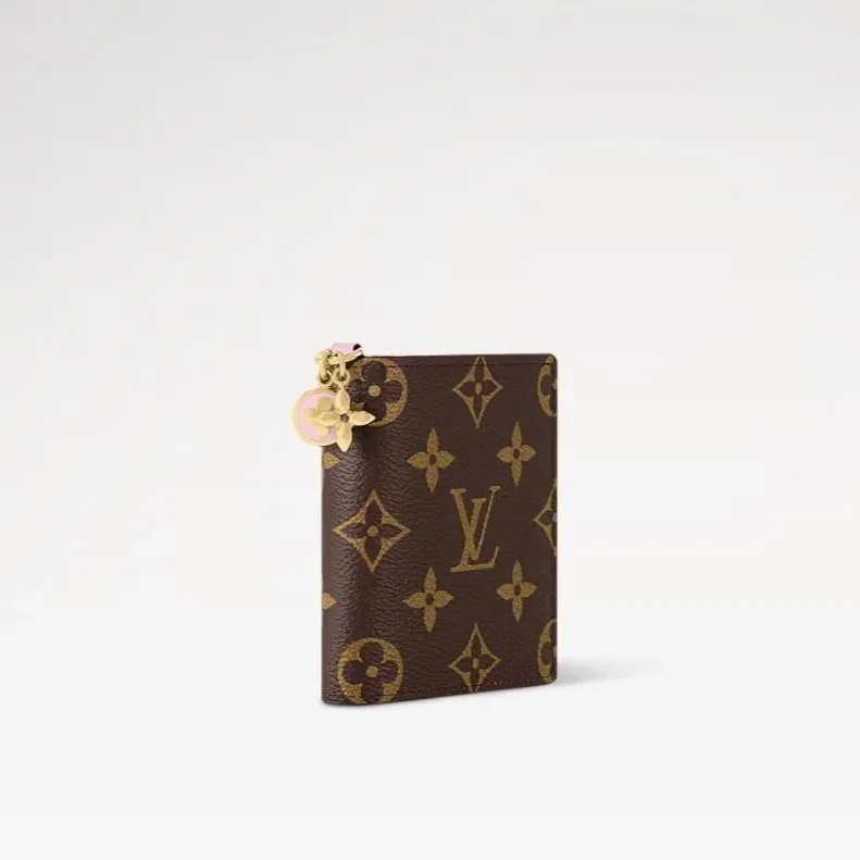 Louis Vuitton LV Charms Pocket Wallet Monogram in Pink /