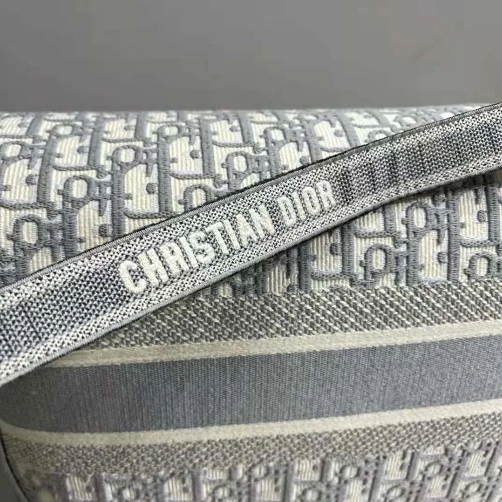 Dior Diorcamp Bag Dior Oblique Embroidery for Men in Silver Dior Diorcamp Bag Dior Oblique Embroidery for Men in Silver