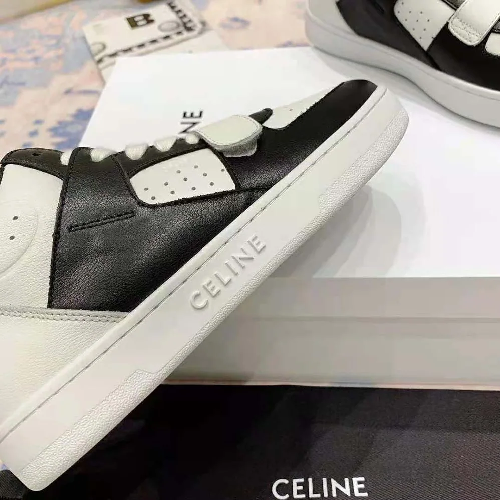 Celine CT-02 Mid Sneaker with Scratch in Calfskin for Men
