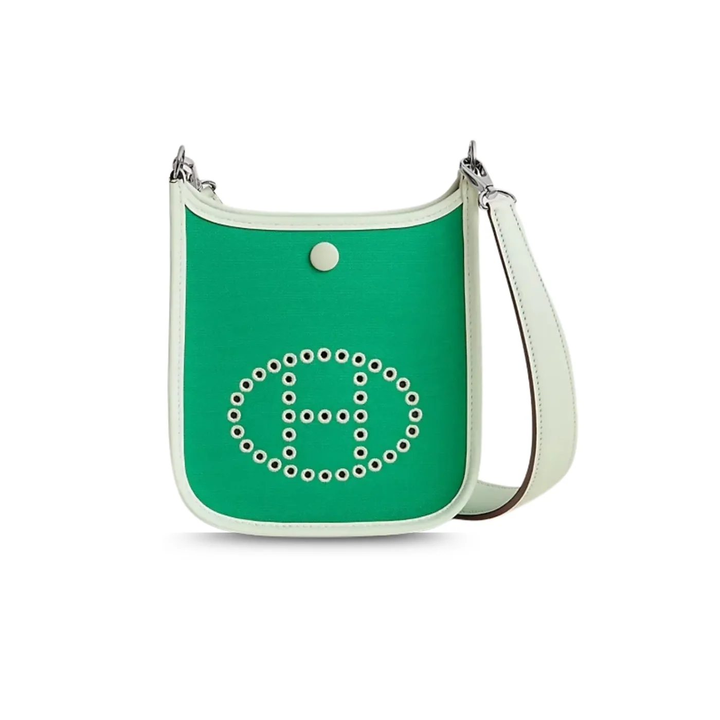 Hermes Neo Evelyne 16 Shoulder Bag in Green Palladium Hardware