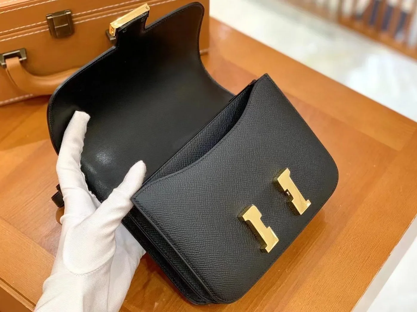 Hermes Constance 23 Epsom Black Hermes Constance 23 Epsom Black