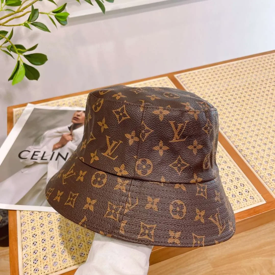 Louis Vuitton Monogram Bucket Hat Brown Louis Vuitton Monogram Bucket Hat Brown