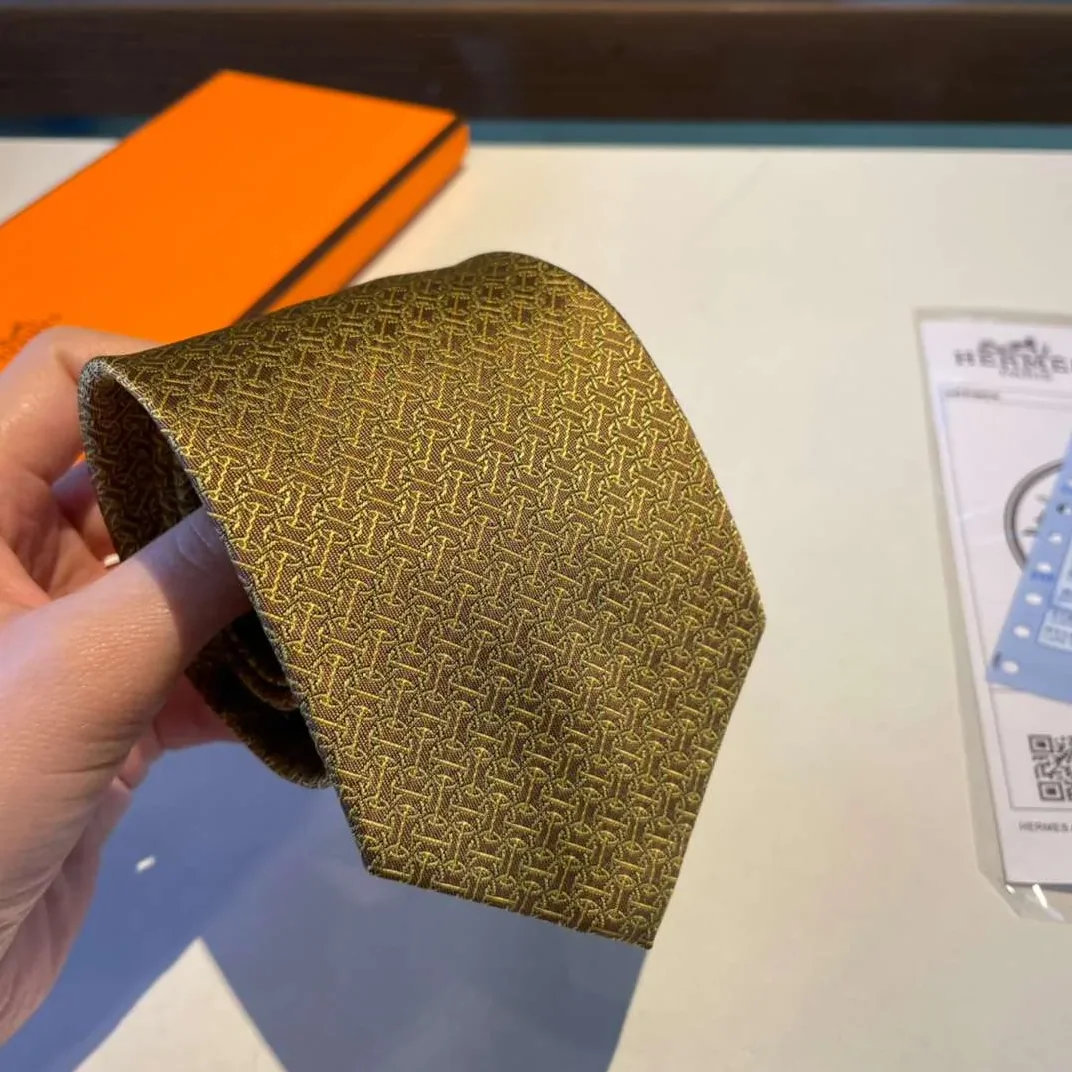 Hermes Tie Larguez Les Amarres Twillbi Yellow Hermes Tie Larguez Les Amarres Twillbi Yellow