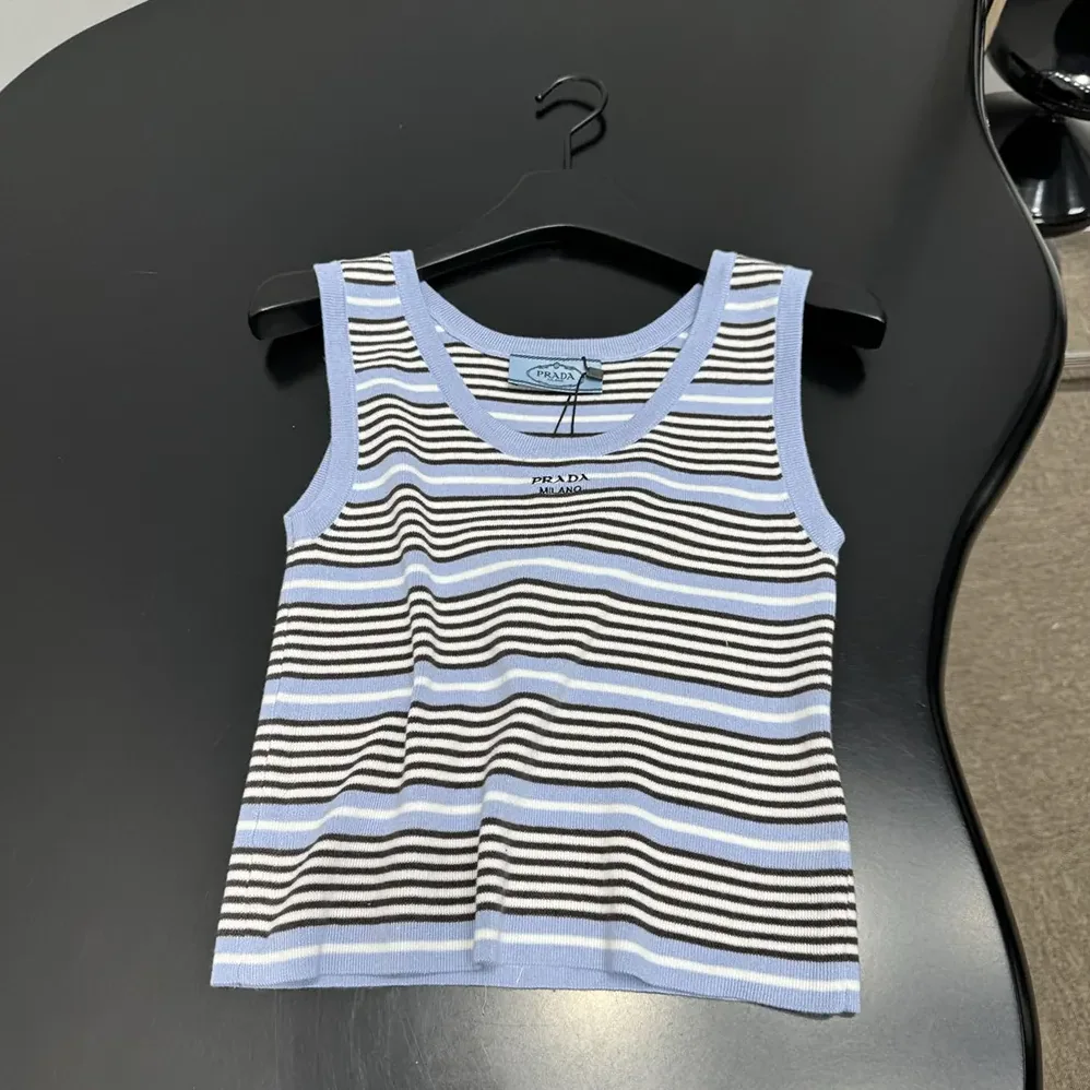 Prada Cotton Knit Tank Top for Women Prada Cotton Knit Tank Top for Women