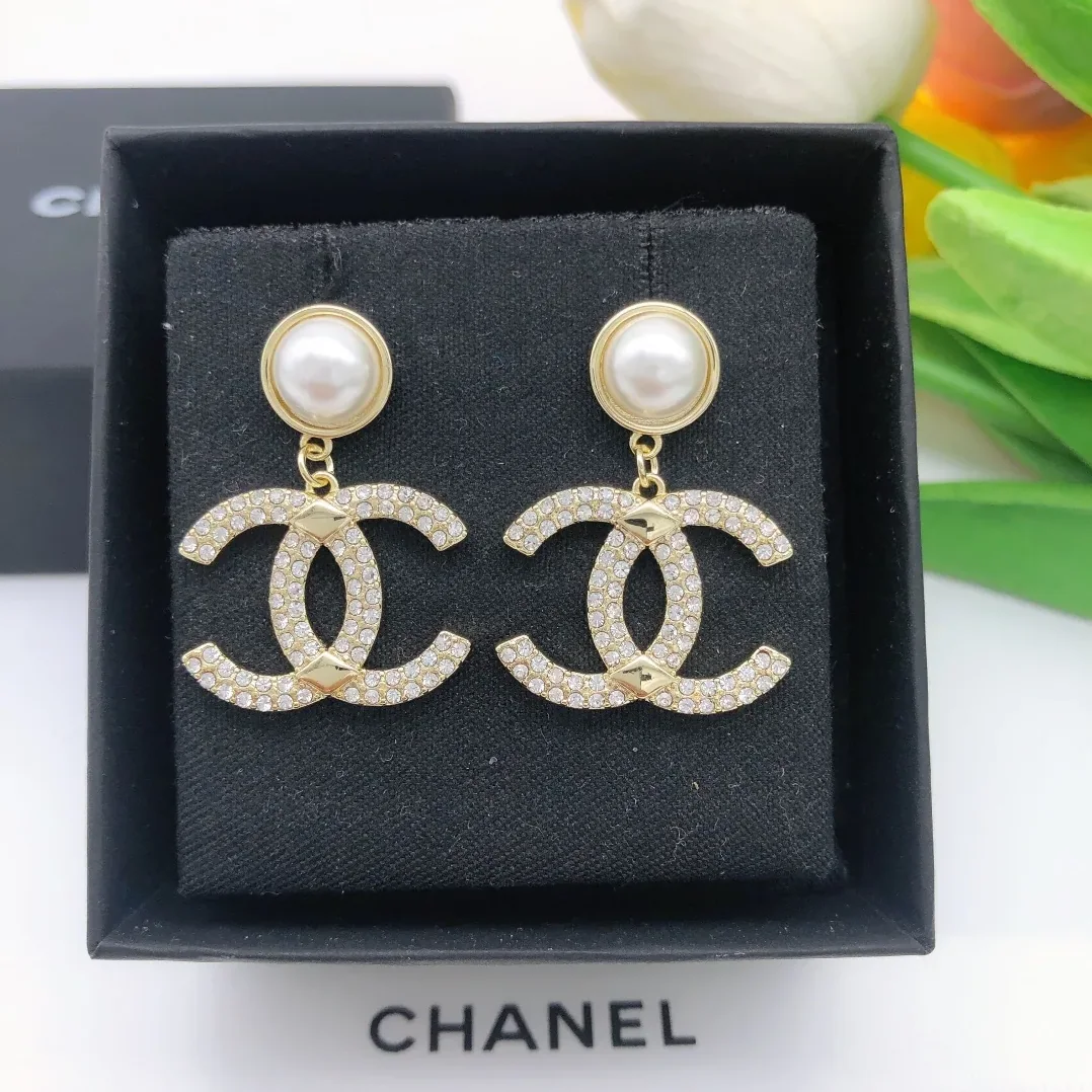 Chanel Earrings Gold Hardware Chanel Earrings Gold Hardware