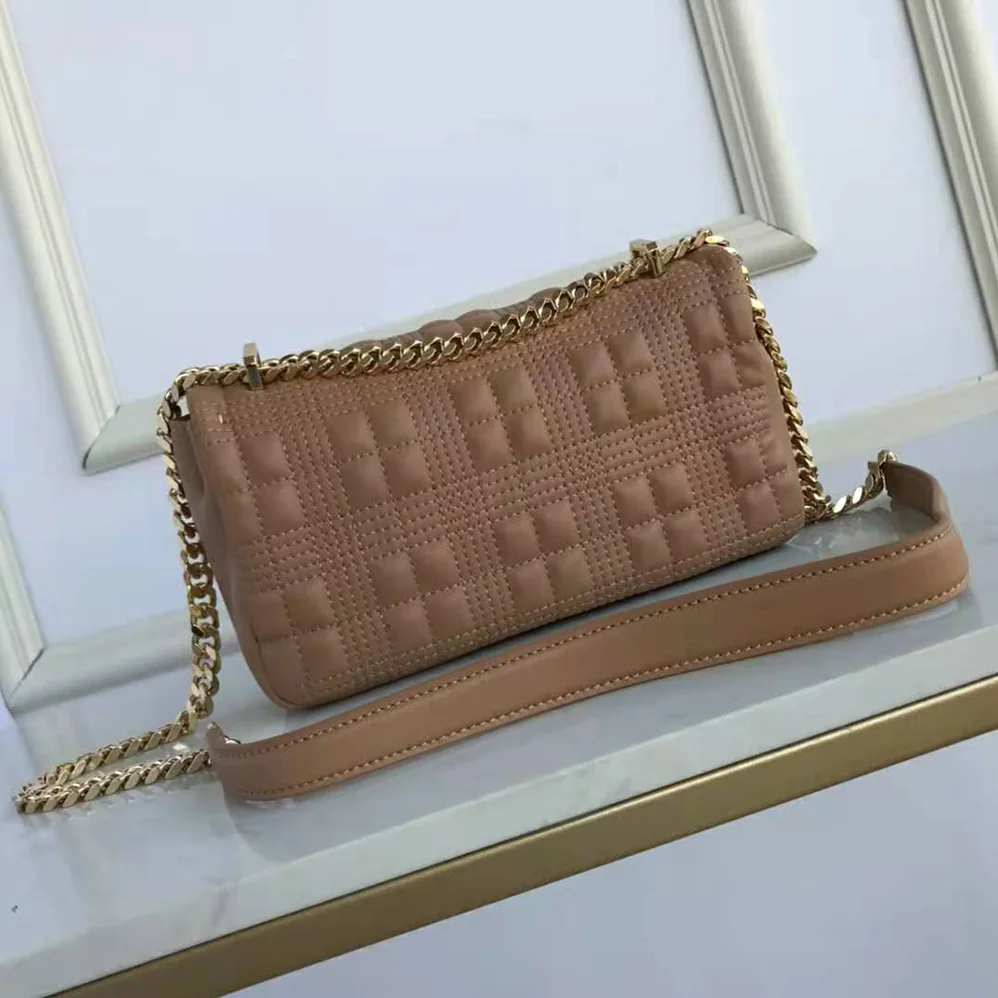 Burberry Small Quilted Lambskin Lola Bag for Women in Sandy Burberry Small Quilted Lambskin Lola Bag for Women in Sandy