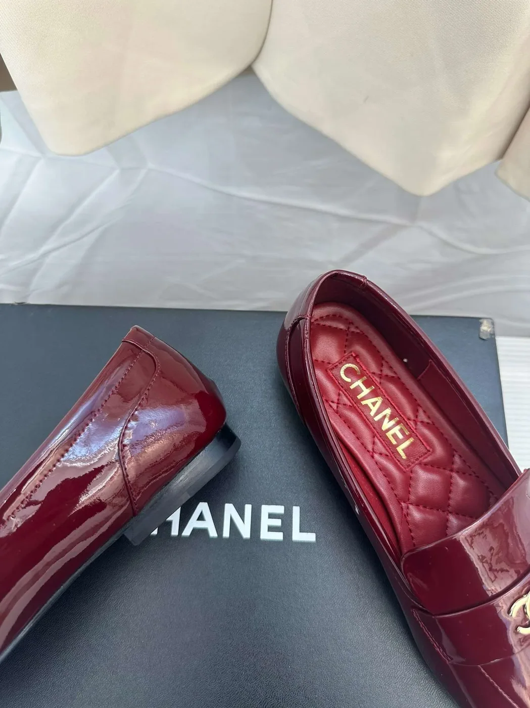 Chanel Goddess Loafers Burgundy Chanel Goddess Loafers Burgundy