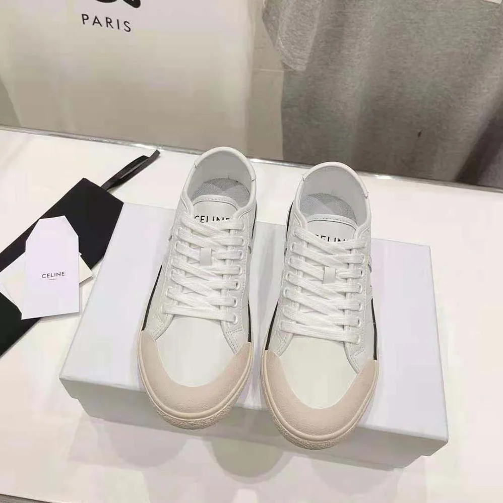 Celine As-01 Low Lace-up Celine Alan Sneaker in Calfskin for Unisex