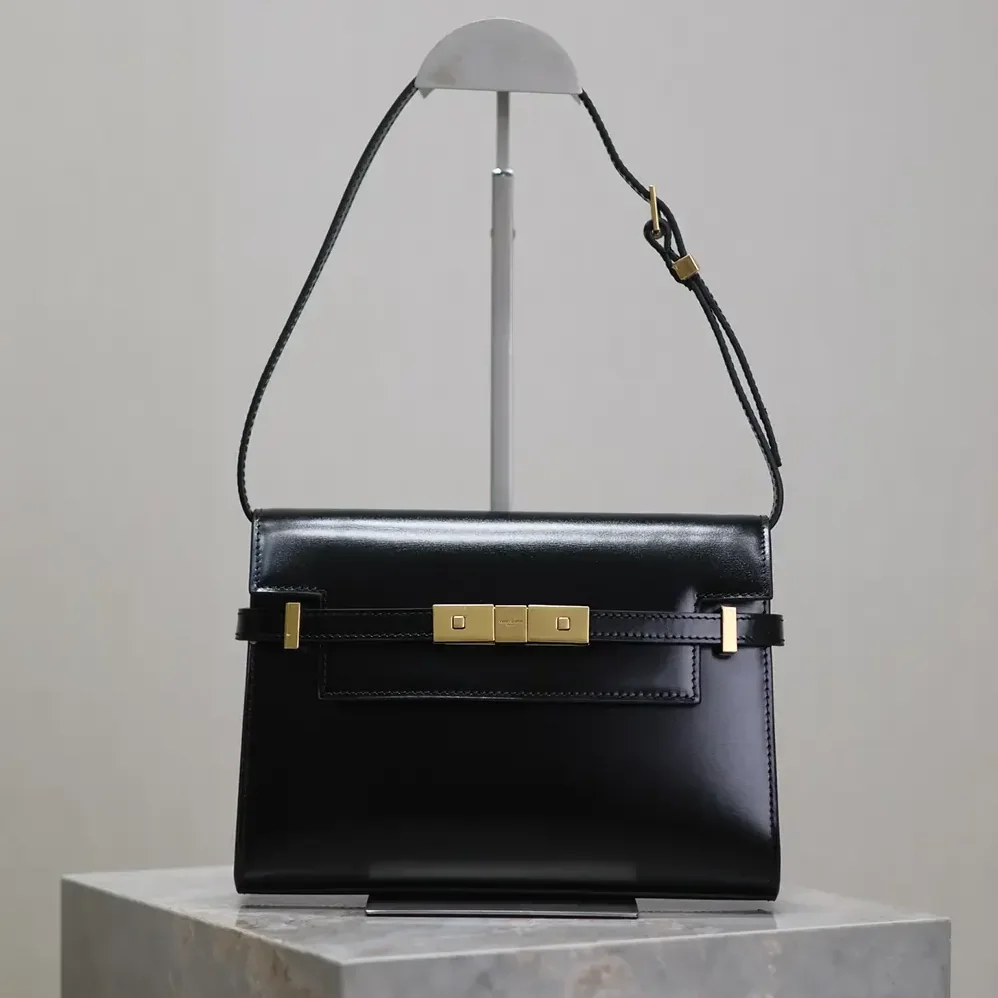 Saint Laurent YSL Manhattan Small in Box Saint Laurent for Women in Black Saint Laurent YSL Manhattan Small in Box Saint Laurent for Women in Black