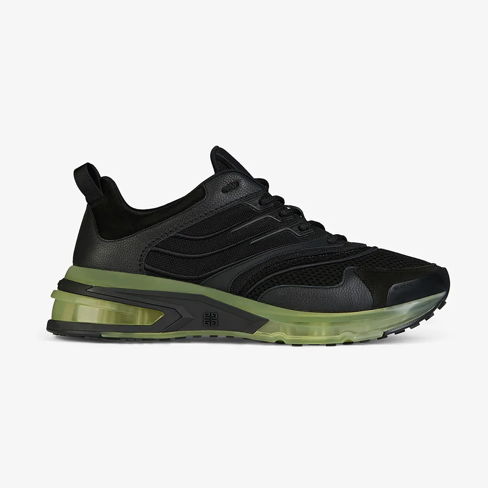 Givenchy Giv 1 Sneakers in Leather and Mesh for Unisex in Black Givenchy Giv 1 Sneakers in Leather and Mesh for Unisex in Black