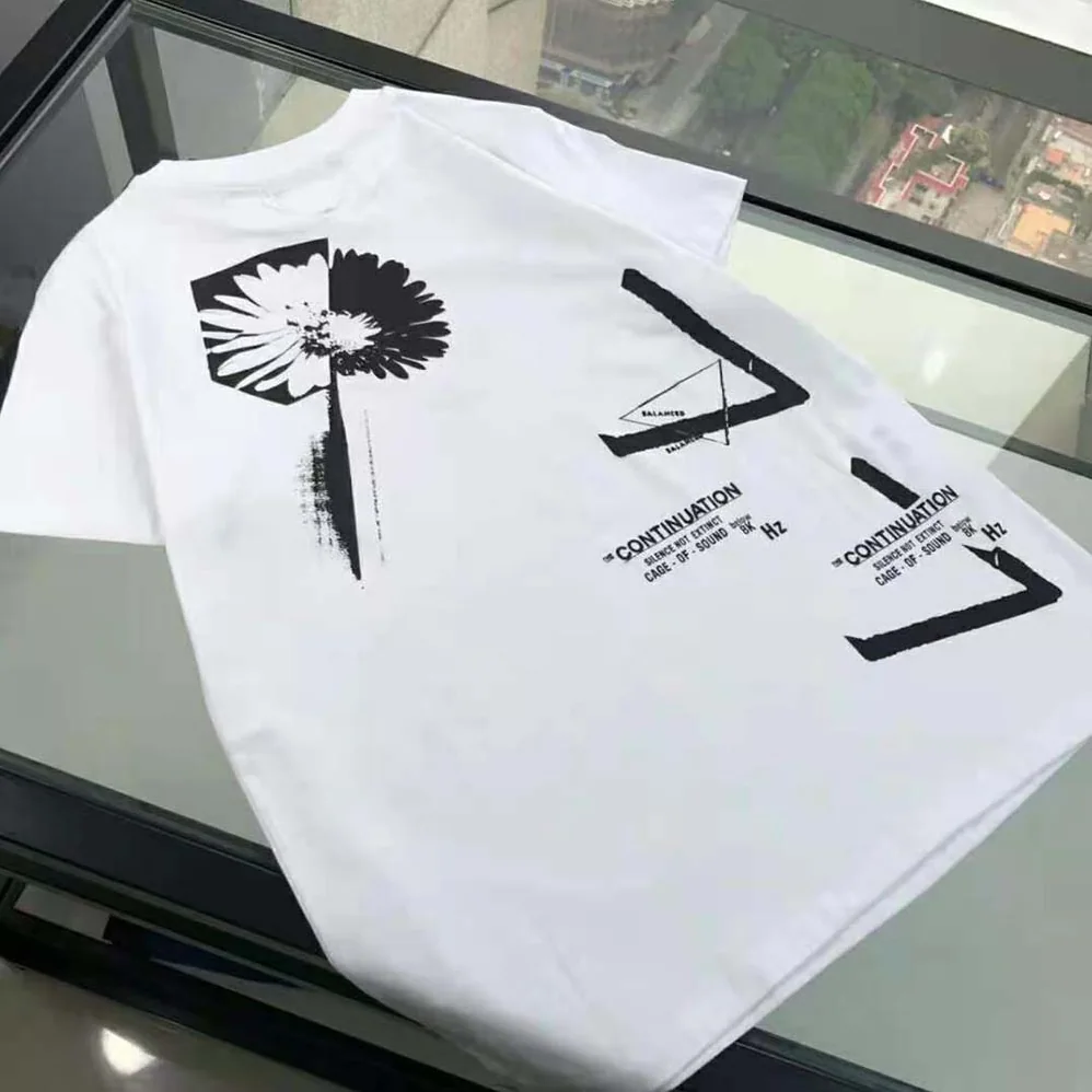 Prada Printed Jersey T-shirt for Women in White