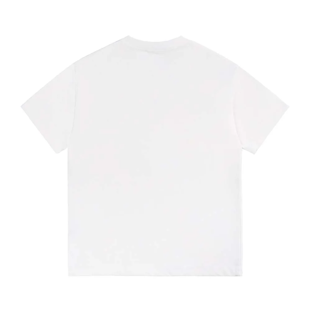 Burberry Embroidered Oak Leaf Crest Cotton T-shirt for Men in White