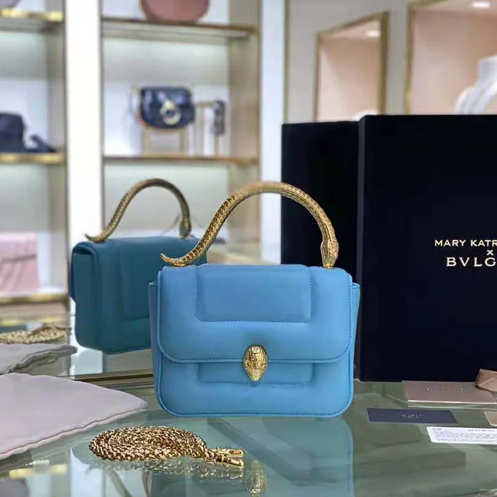 Bvlgari Mary Katrantzou X Bvlgari Top Handle for Women in Blue