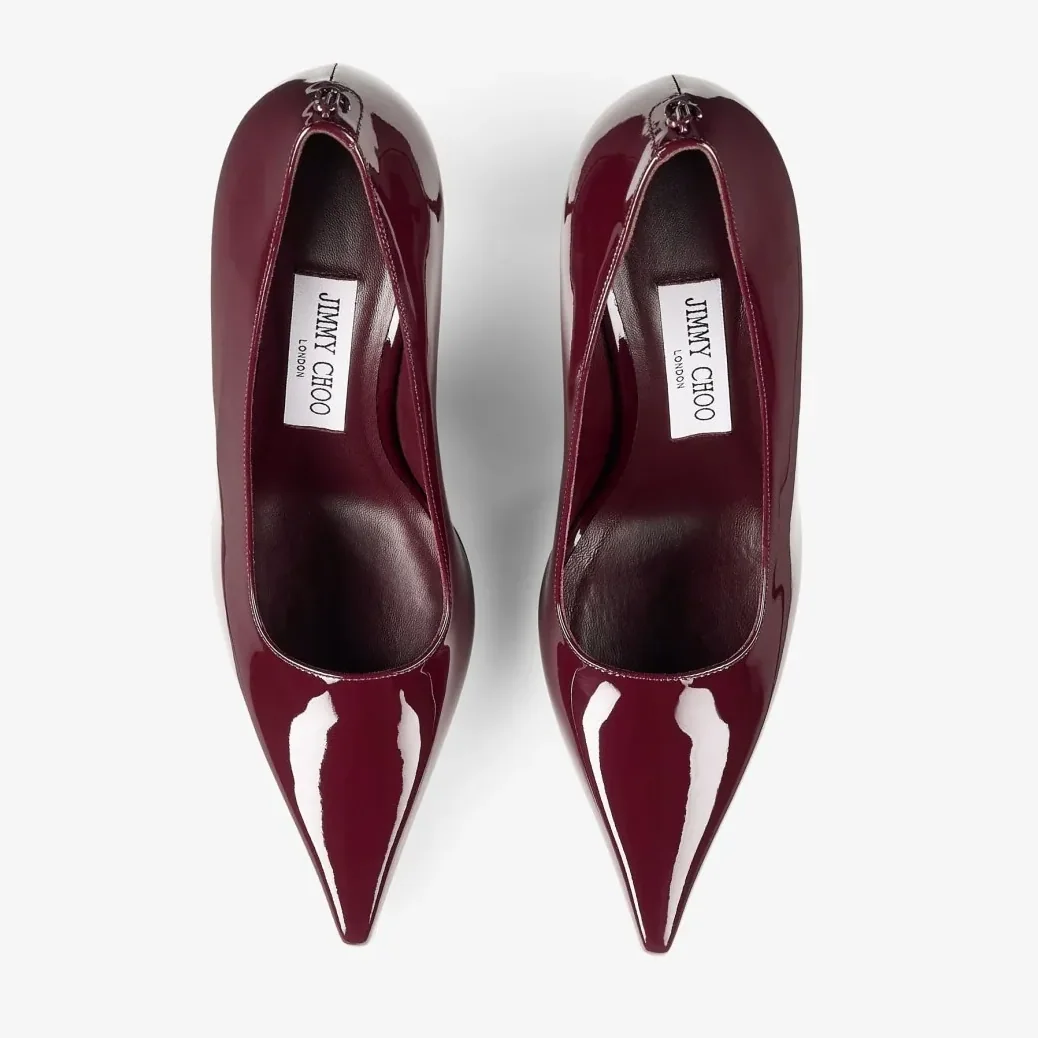 Jimmy Choo Ixia 80 Pumps Garnet IXIA80PAT