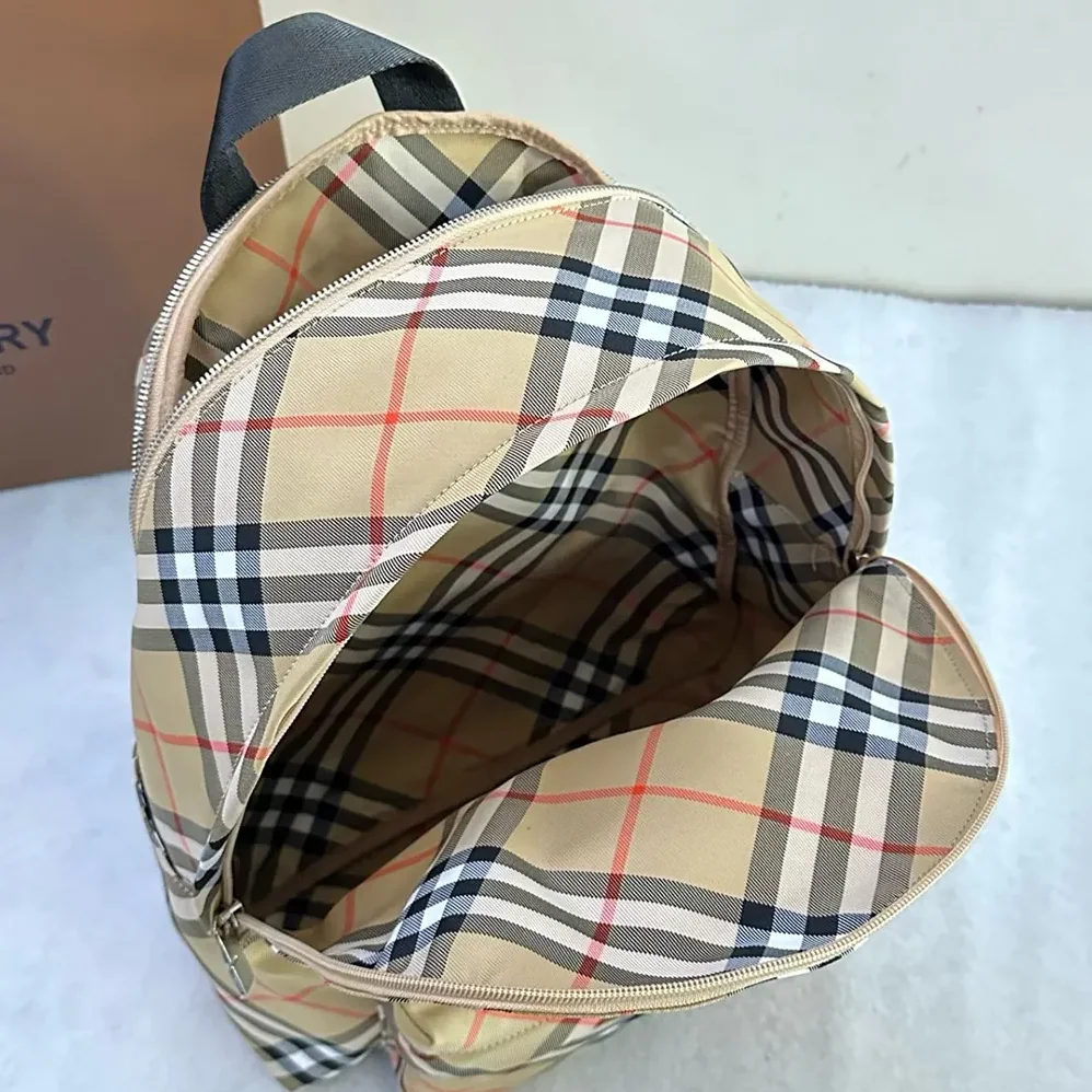 Burberry Small Check Backpack for Women Burberry Small Check Backpack for Women