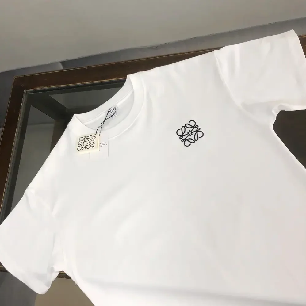 Loewe Regular Fit T-shirt in Cotton for Men in White Loewe Regular Fit T-shirt in Cotton for Men in White
