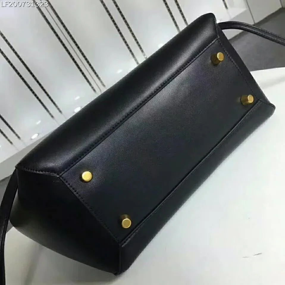 Celine Small Belt Bag in Smooth Calfskin Leather in Black