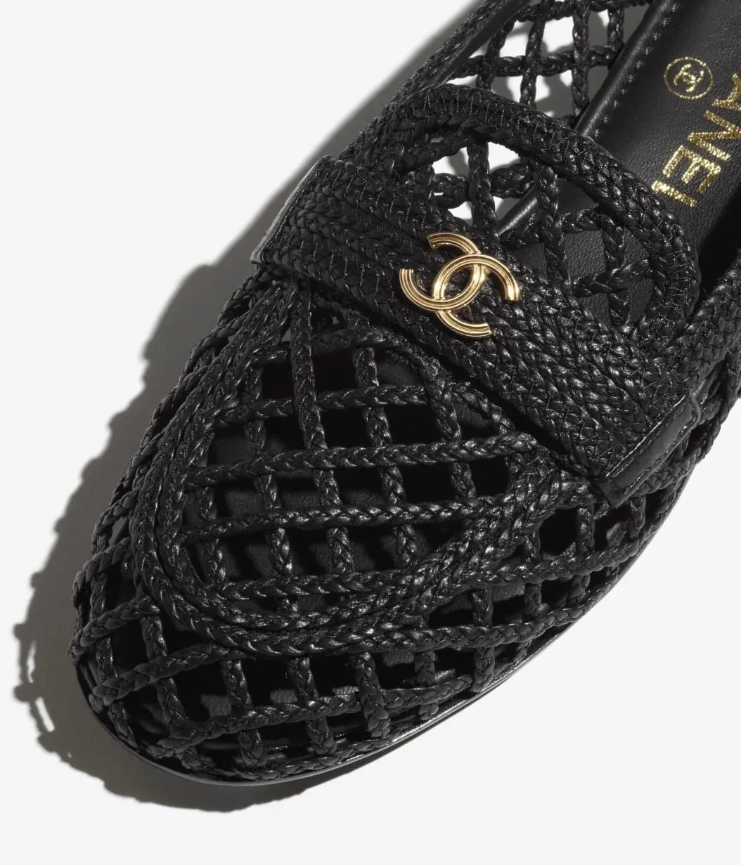Chanel Loafers Black