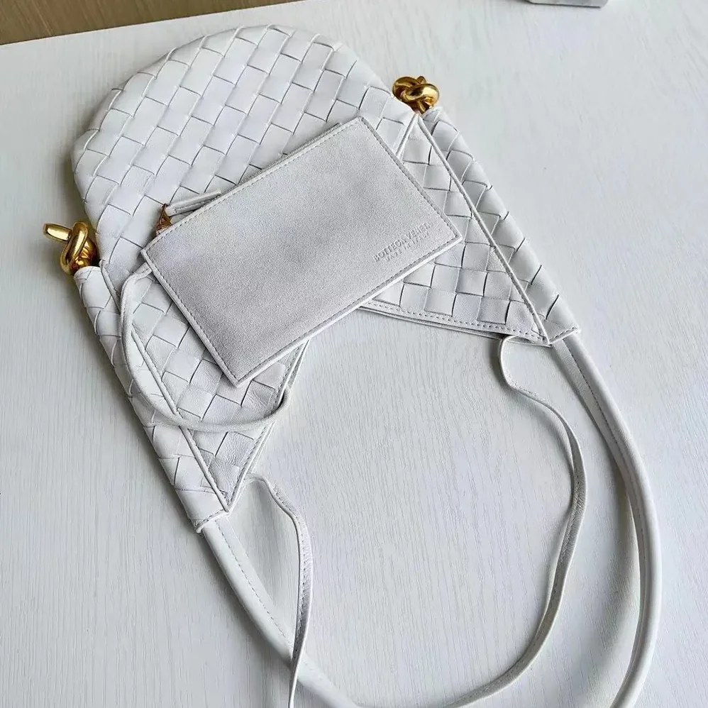 Bottega Veneta Small Solstice Shoulder Bag for Women in White