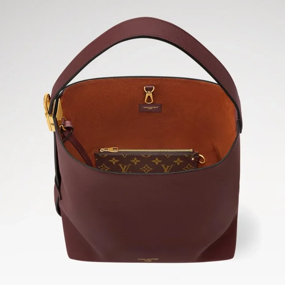 Louis Vuitton Low Key Hobo MM Shoulder Bag13. in Rouge Concerto Gold Hardware