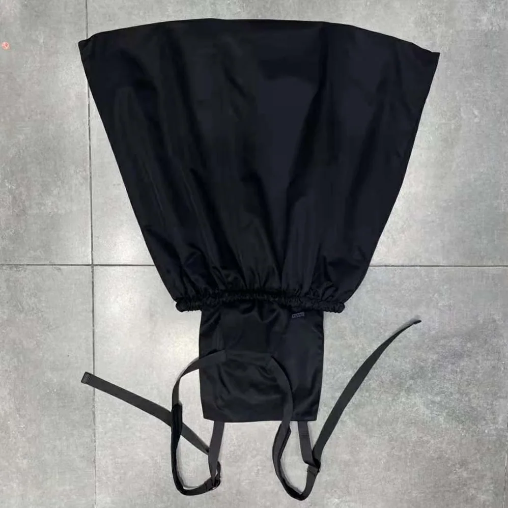 Prada Re-Nylon Gabardine Pinafore Dress for Women in Black Prada Re-Nylon Gabardine Pinafore Dress for Women in Black