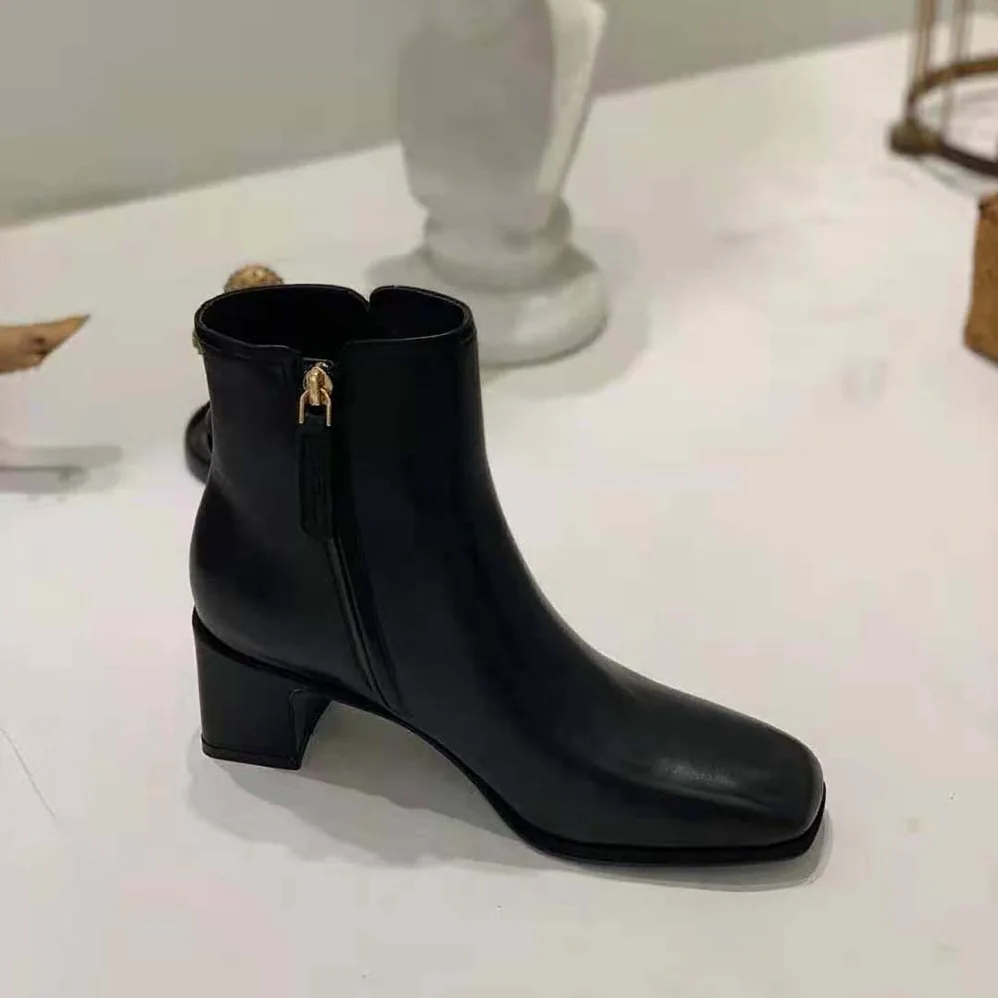 Salvatore Ferragamo Gancini Bootie in 55mm Heel for Women in Black