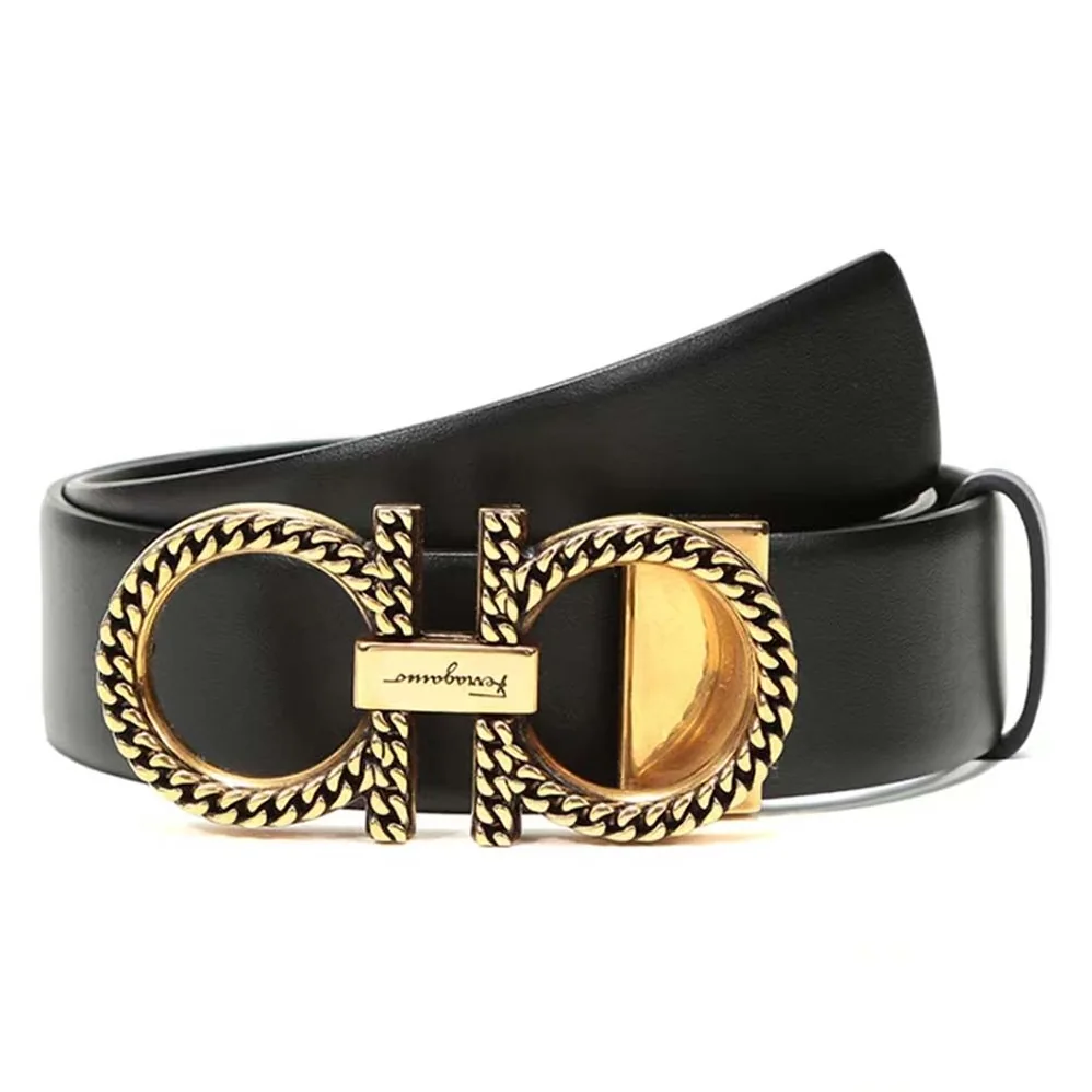 Salvatore Ferragamo Adjustable Gancini Belt for Unisex Salvatore Ferragamo Adjustable Gancini Belt for Unisex