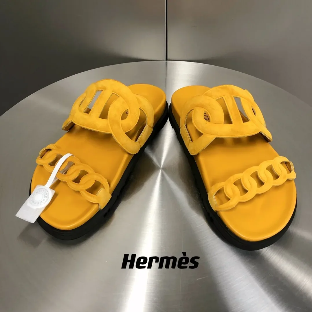 Hermes Extra Sandal Yellow Hermes Extra Sandal Yellow
