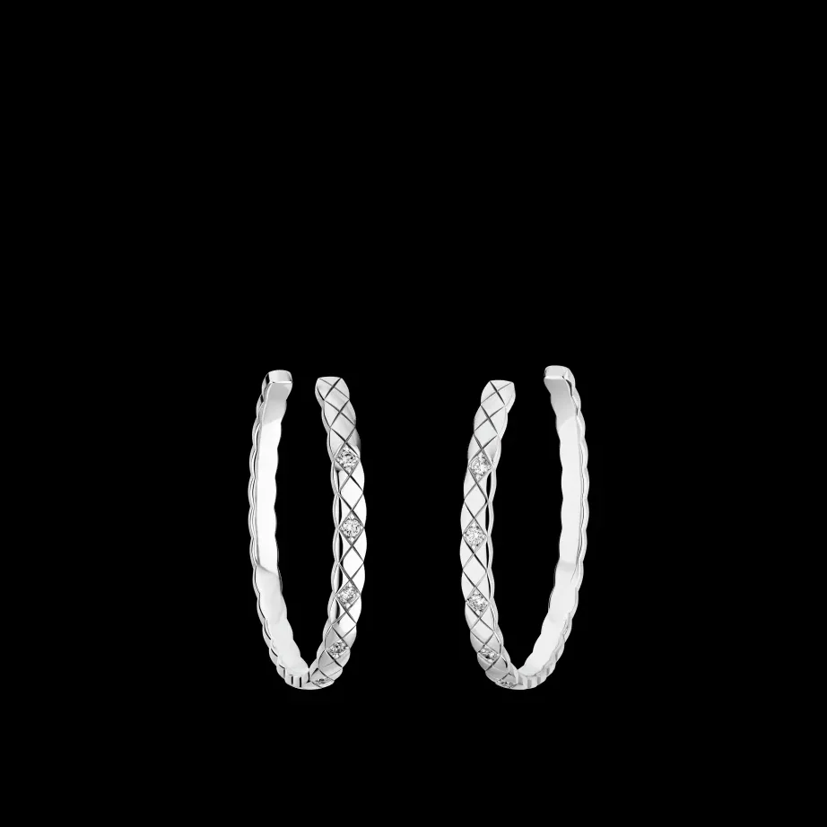 Chanel Coco Crush Hoop Earrings