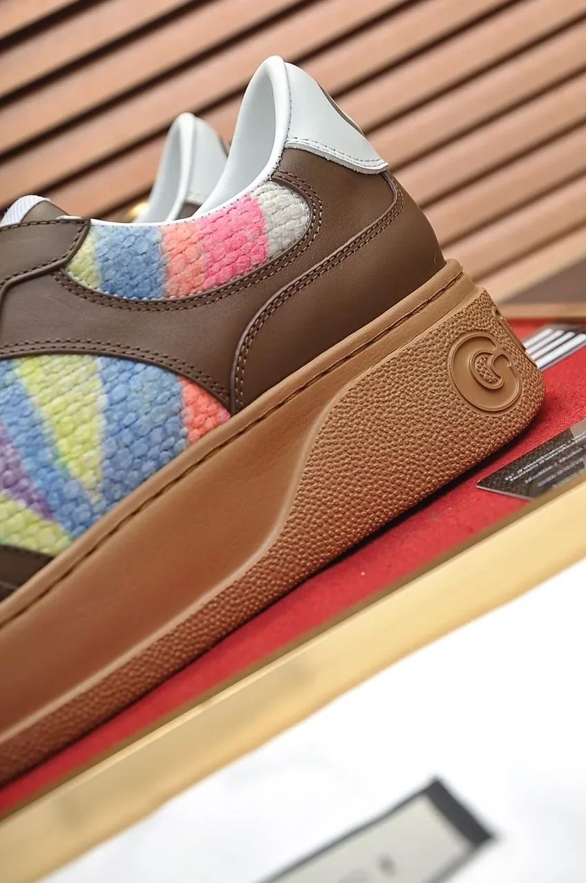 Gucci Sneaker With Pale Rainbow Brown for Men