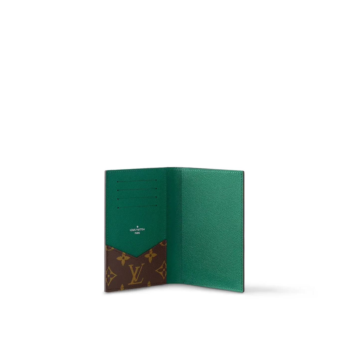 Louis Vuitton Passport Cover Wallet Green /