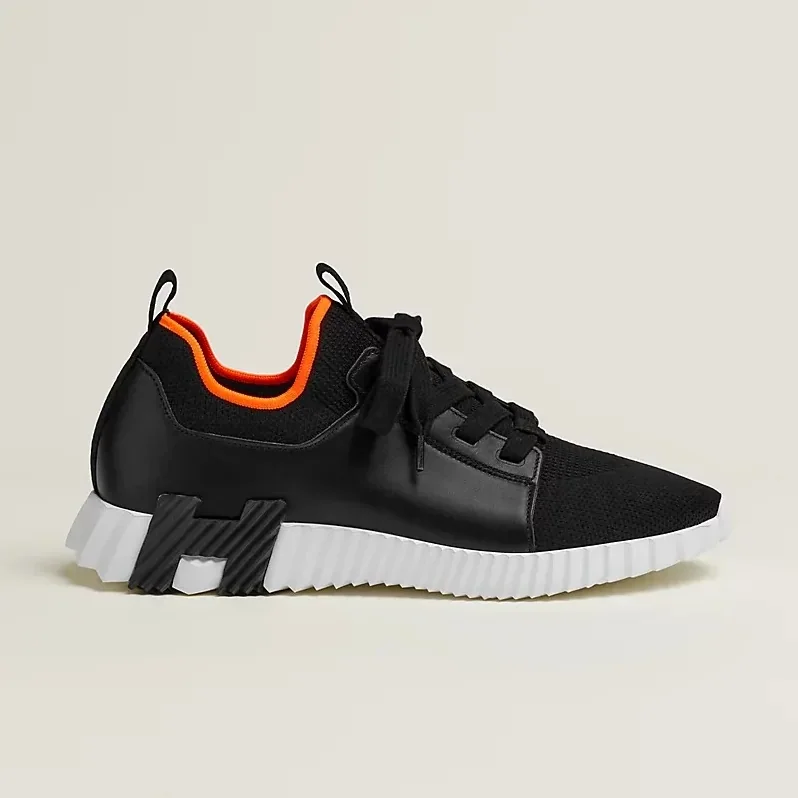 Hermes Depart Slip in On Sneakers Noir
