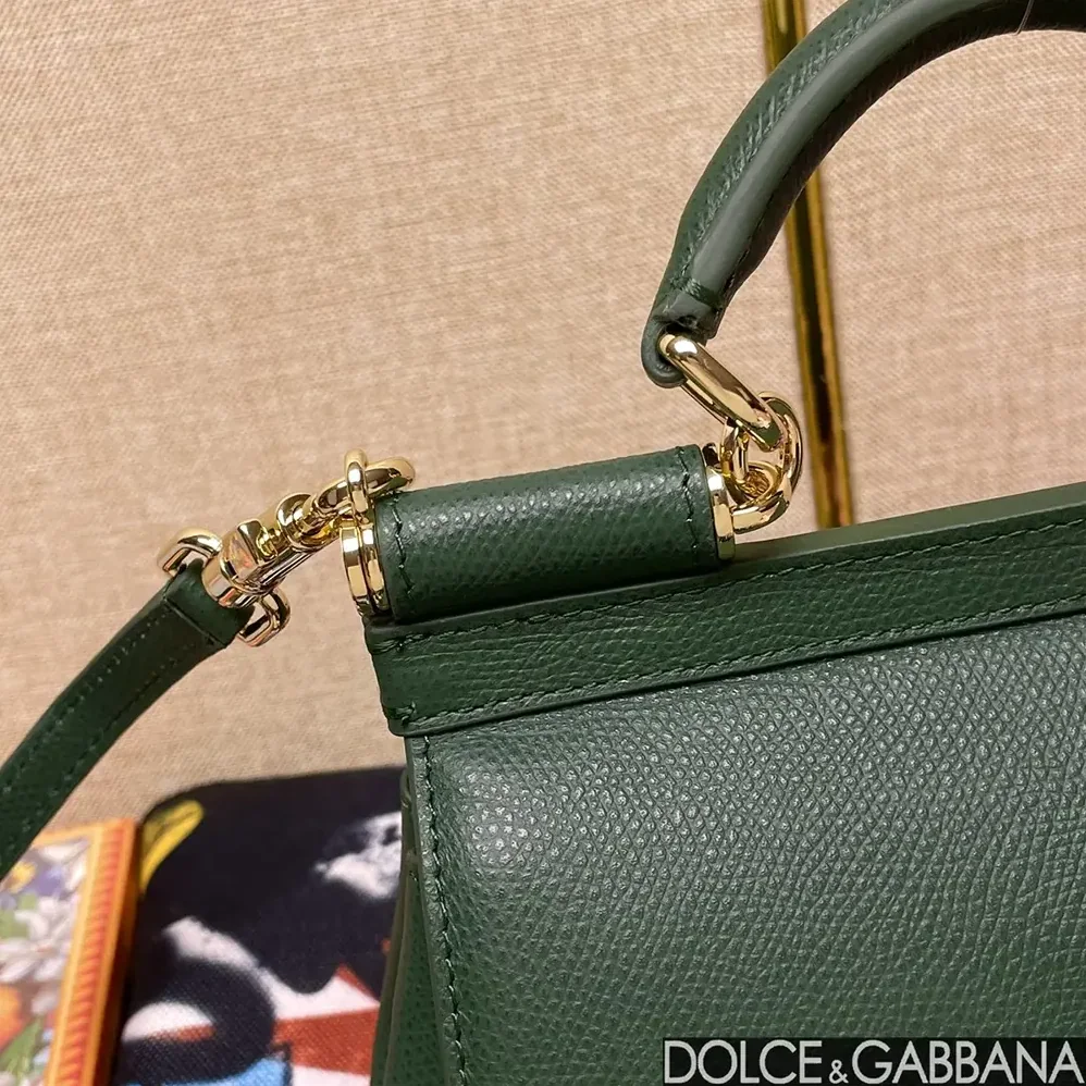 Dolce Gabbana D&G Small Sicily Handbag for Women in Green Dolce Gabbana D&G Small Sicily Handbag for Women in Green