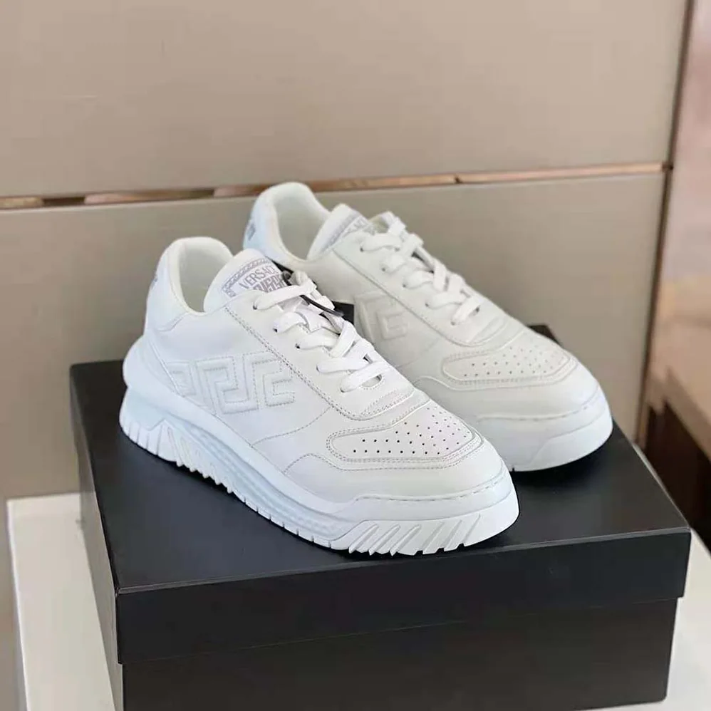 Versace Greca Odissea Sneakers for Men in White