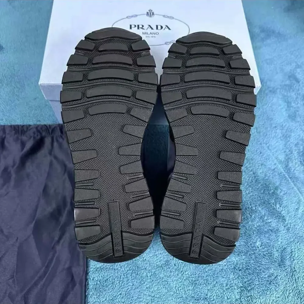 Prada Prax 01 Re-Nylon and Brushed Leather Sneakers for Unisex
