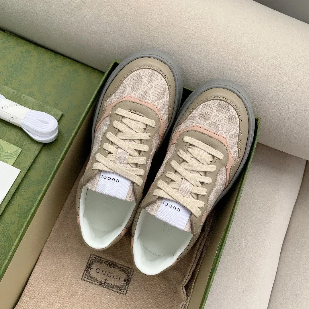 Gucci GG Sneaker White And Beige Supreme for Women Gucci GG Sneaker White And Beige Supreme for Women