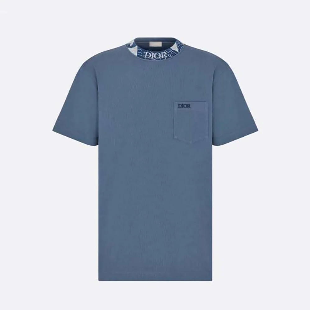 Dior Dior and Duncan Grant and Charleston Relaxed-Fit T for Men in shirt Blue Cotton Jersey Dior Dior and Duncan Grant and Charleston Relaxed-Fit T for Men in shirt Blue Cotton Jersey