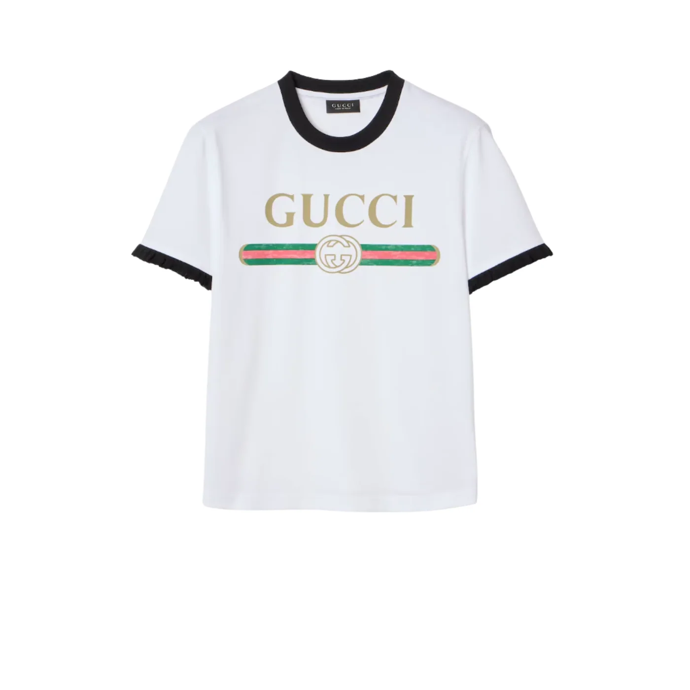 Gucci Print T in Shirt White Gucci Print T in Shirt White