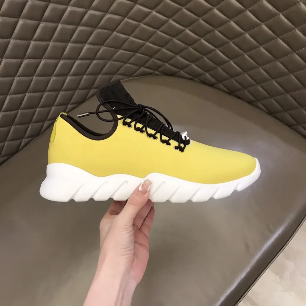 Fendi FD Faster Trainers Yellow Fendi FD Faster Trainers Yellow