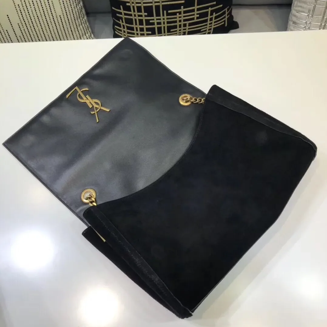 Saint Laurent Kate Medium Reversible Chain Bag Black in YSL Saint Laurent Kate Medium Reversible Chain Bag Black in YSL