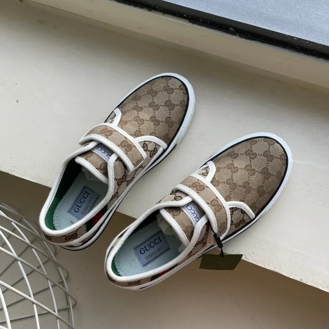 Gucci Tennis 1977 Sneaker Brown Red for Women