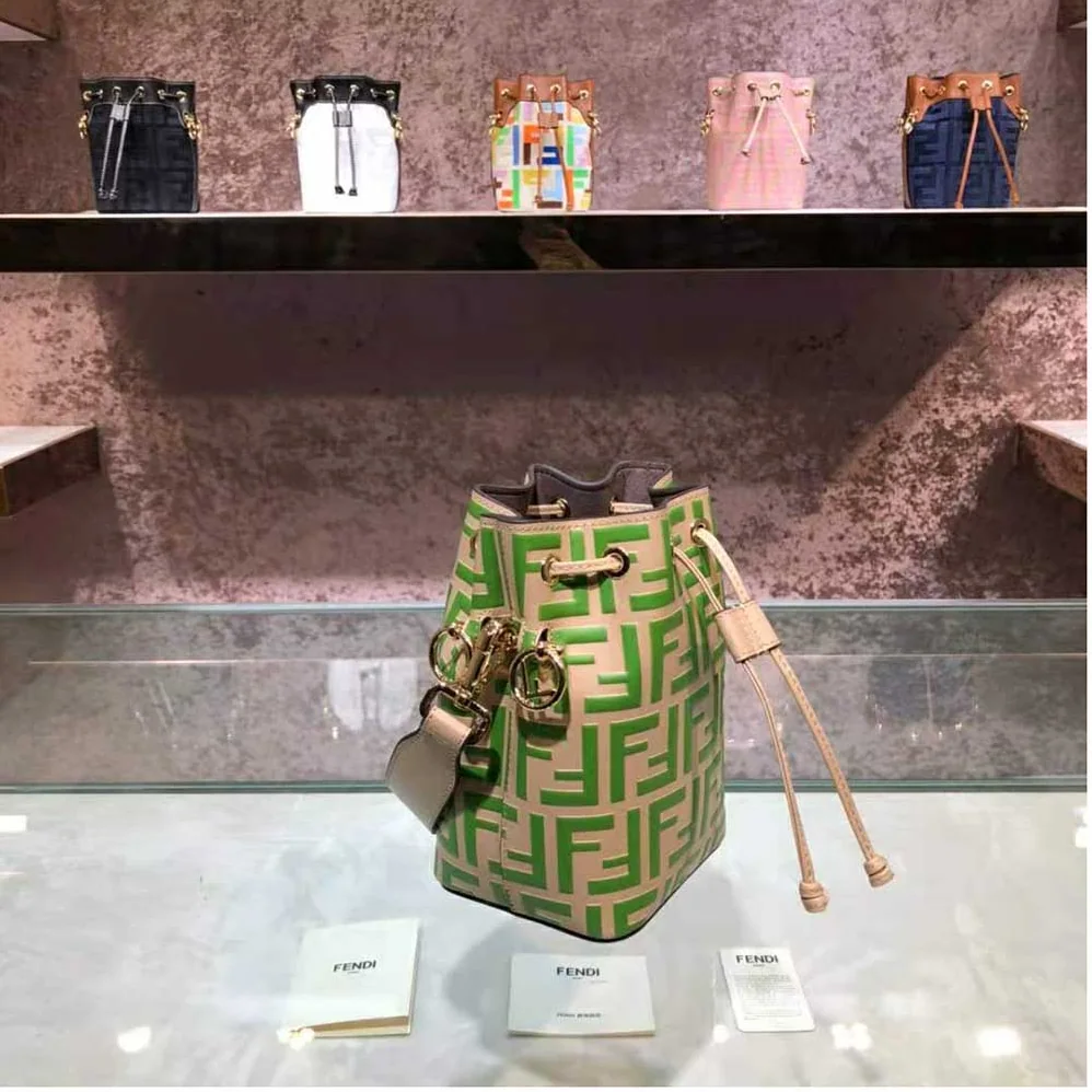 Fendi Mon Tresor Beige Leather Mini Bag for Women Fendi Mon Tresor Beige Leather Mini Bag for Women