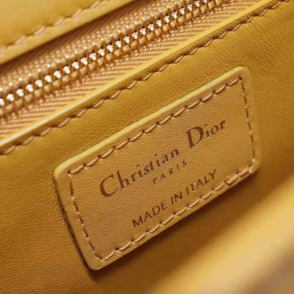 Dior 30 Montaigne Bag Box Calfskin for Women in Yellow Dior 30 Montaigne Bag Box Calfskin for Women in Yellow