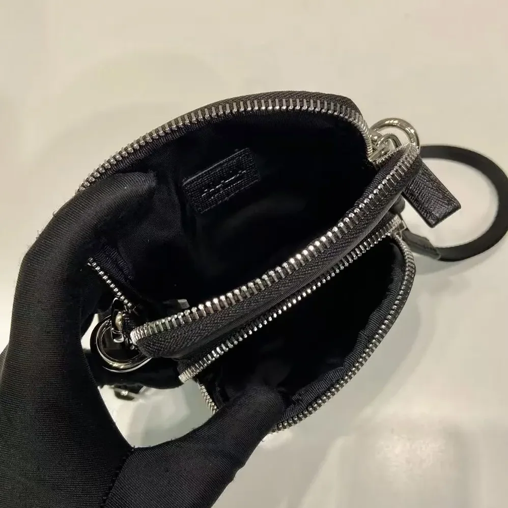 Prada Nylon Logo Smartphone Case for Men in Black Prada Nylon Logo Smartphone Case for Men in Black