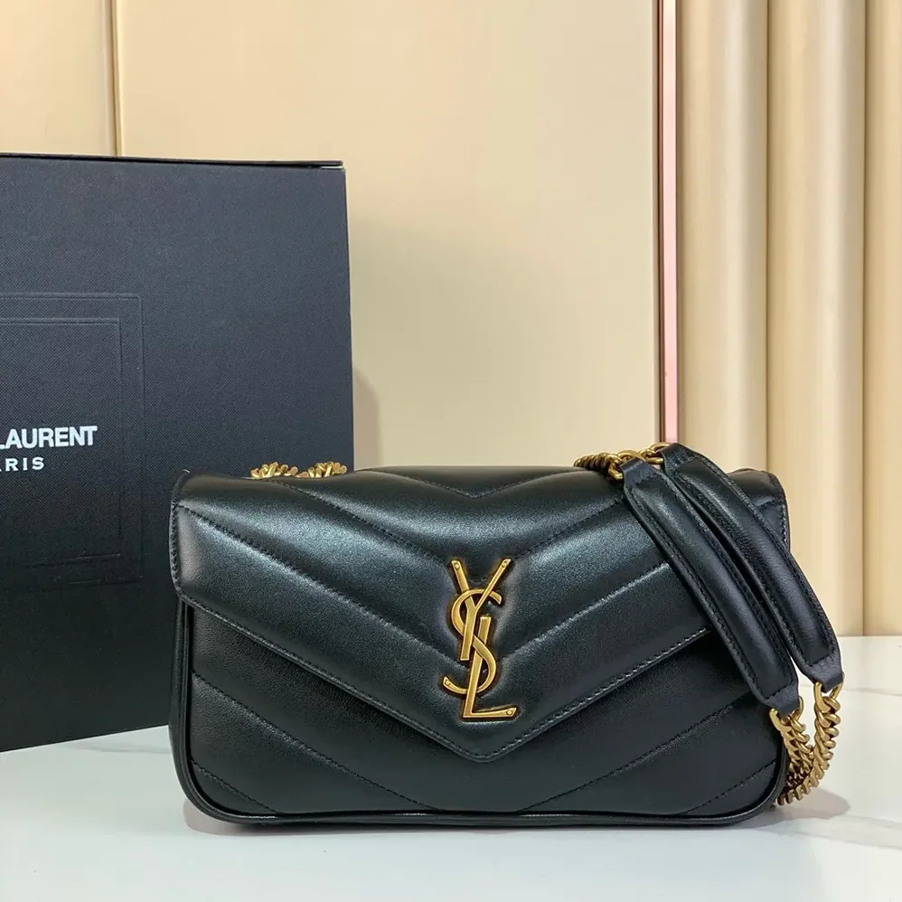 Saint Laurent YSL Loulou Small in Matelasse Lambskin for Women